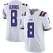 White Major Burns Youth LSU Tigers Football College Jersey - Limited